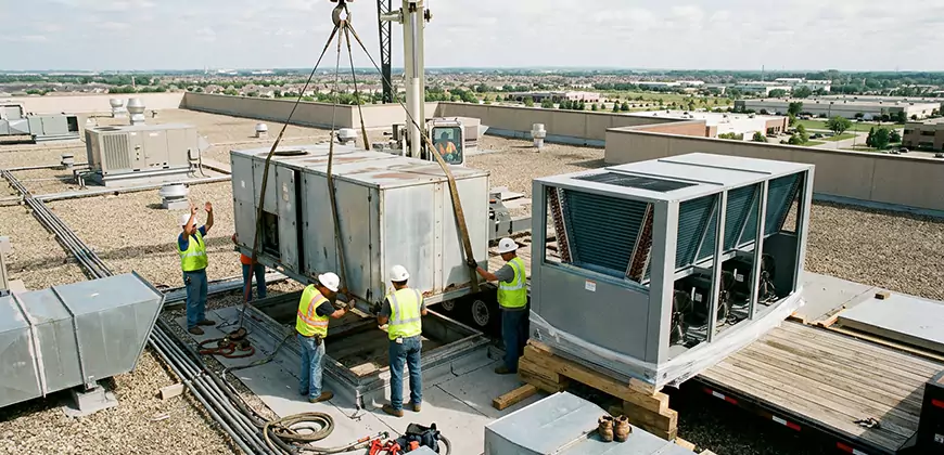 Warehouse and Industrial HVAC Replacement in Brockton