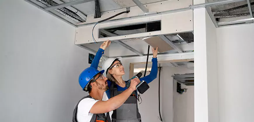 Duct Insulation and Condensation Repair in Brockton